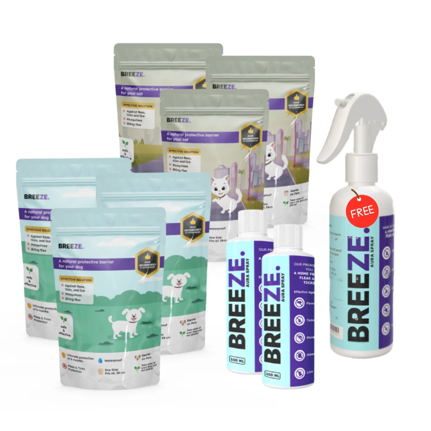 3× Family Pack Multi Pet