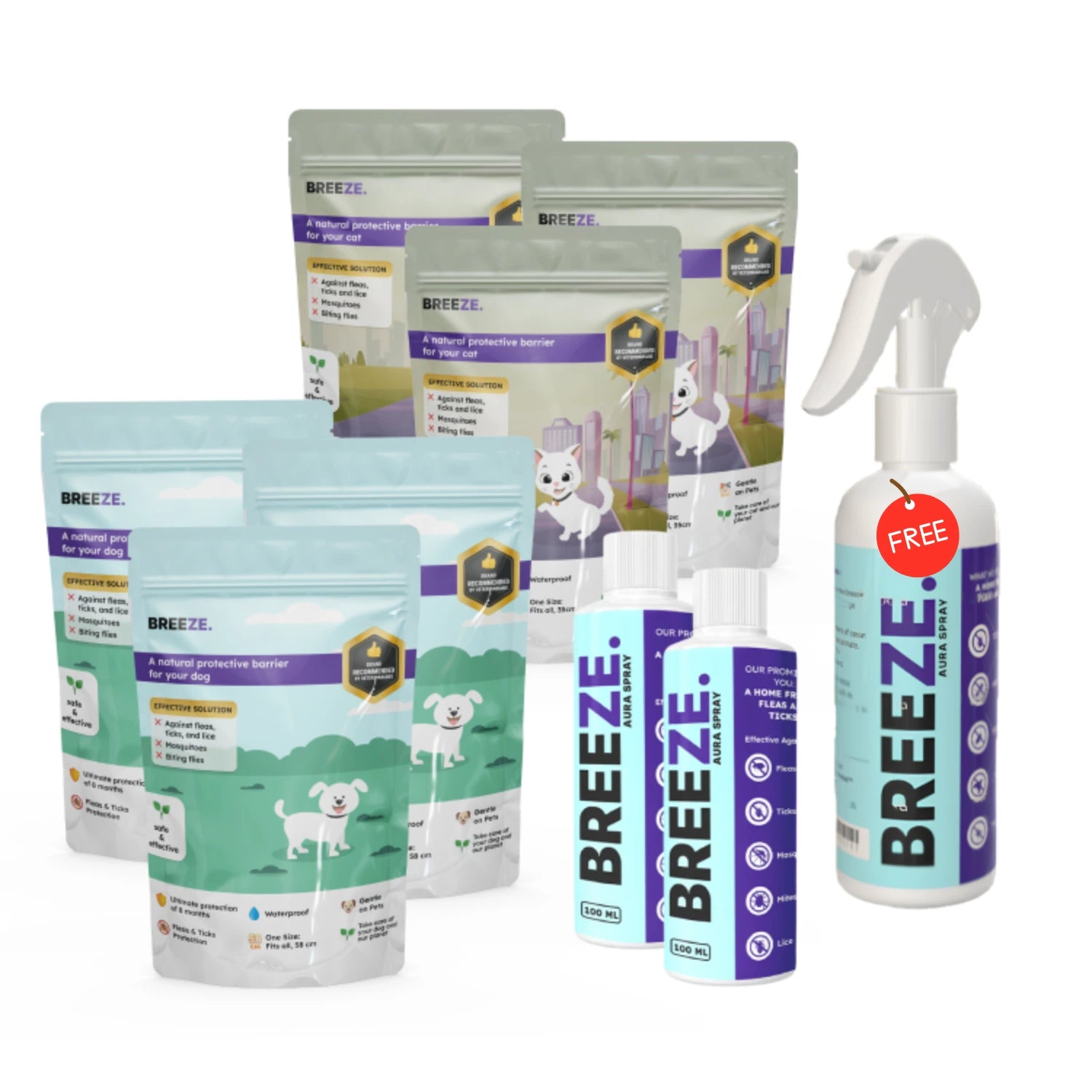 3× Family Pack Multi Pet