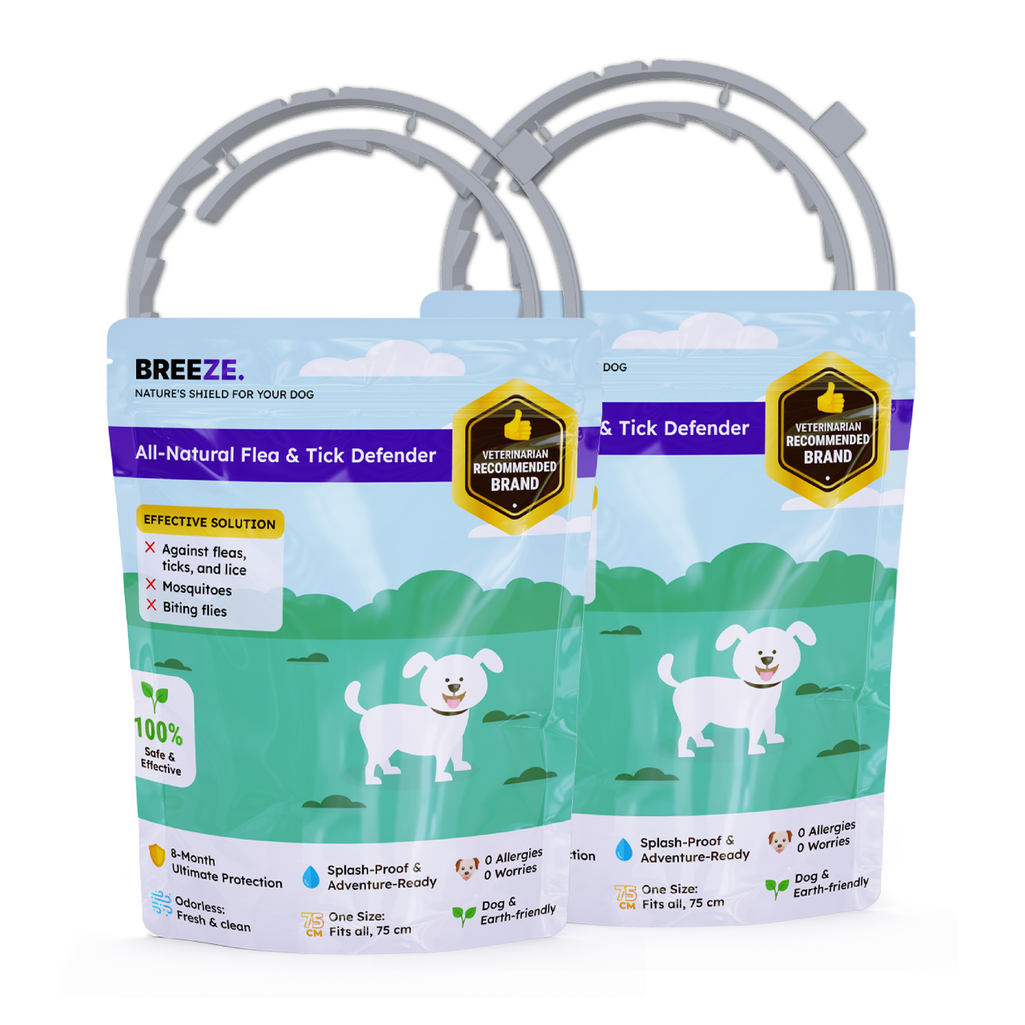 2x Breeze PURESHIELD™ Dog Collar
