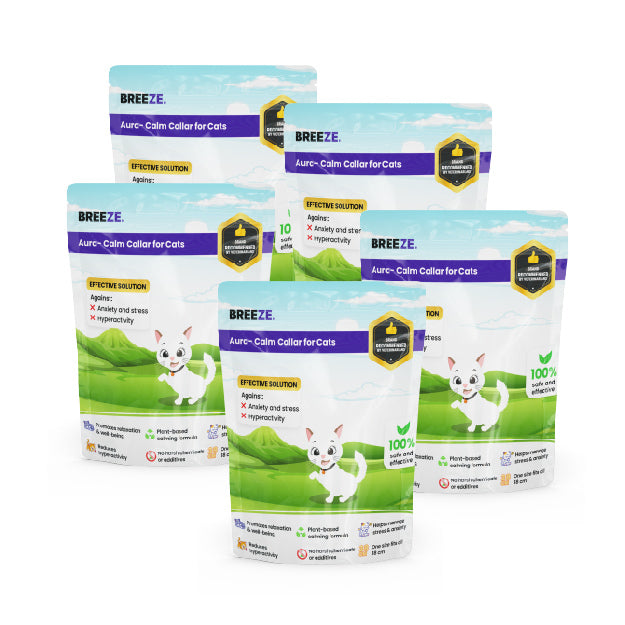 5X Breeze Cat Calming Collar