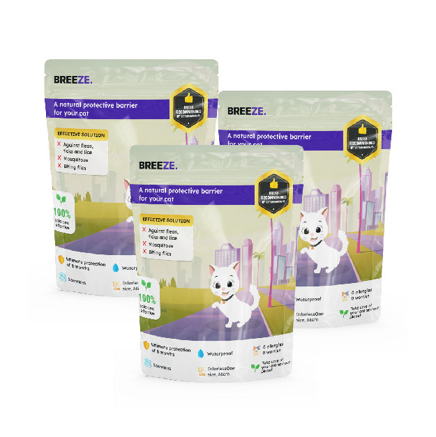 3X Breeze PURESHIELD™ Cat Collar
