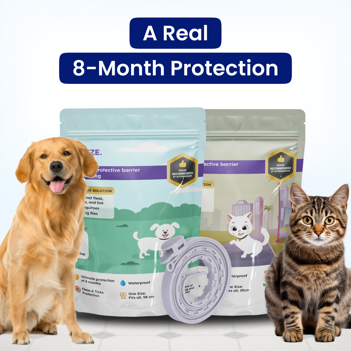 2x Breeze PURESHIELD™  Dog Collar